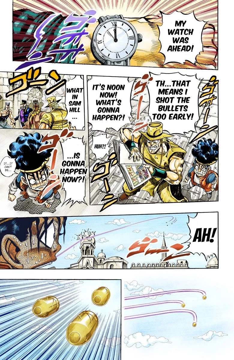 JoJo's Bizarre Adventure Part 3 - Stardust Crusaders (Official Colored) Chapter 108 page 11 - Chapter 108: Hol Horse and Boingo Part 5