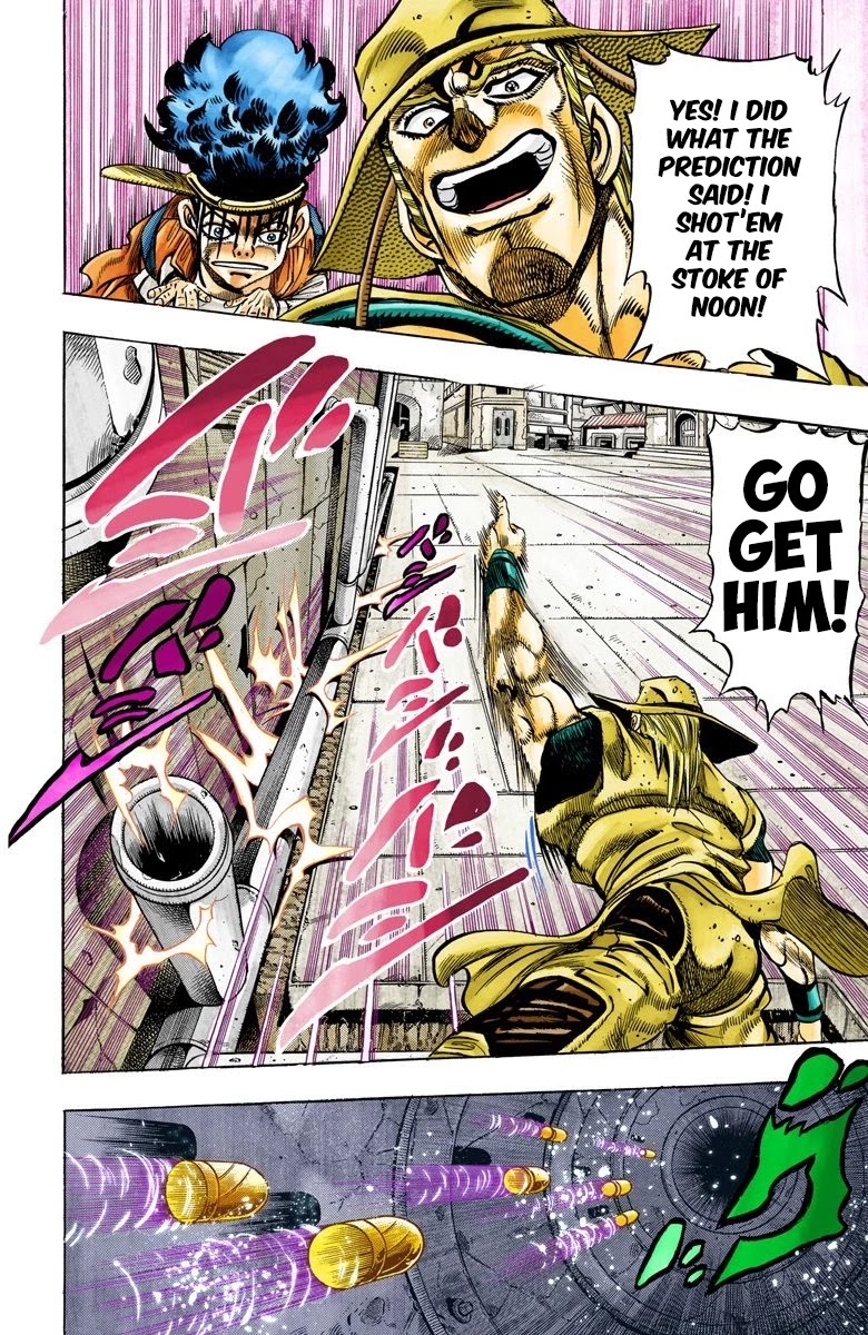 JoJo's Bizarre Adventure Part 3 - Stardust Crusaders (Official Colored) Chapter 108 page 4 - Chapter 108: Hol Horse and Boingo Part 5