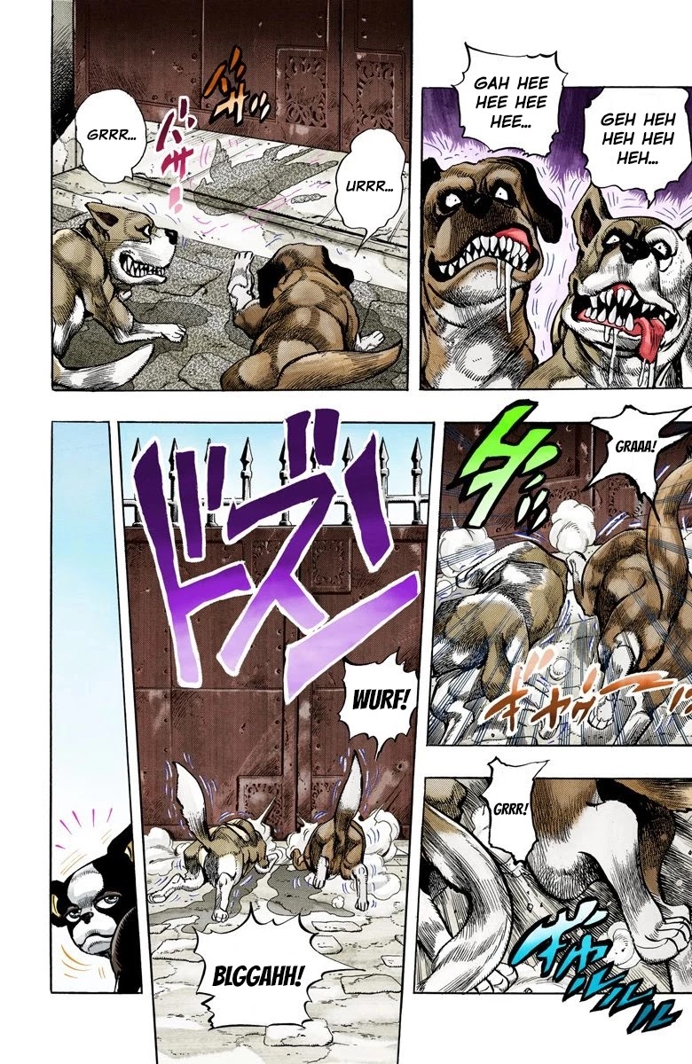 JoJo's Bizarre Adventure Part 3 - Stardust Crusaders (Official Colored) Chapter 109 page 12 - Chapter 109: The Petshop at the Gates of Hell Part 1