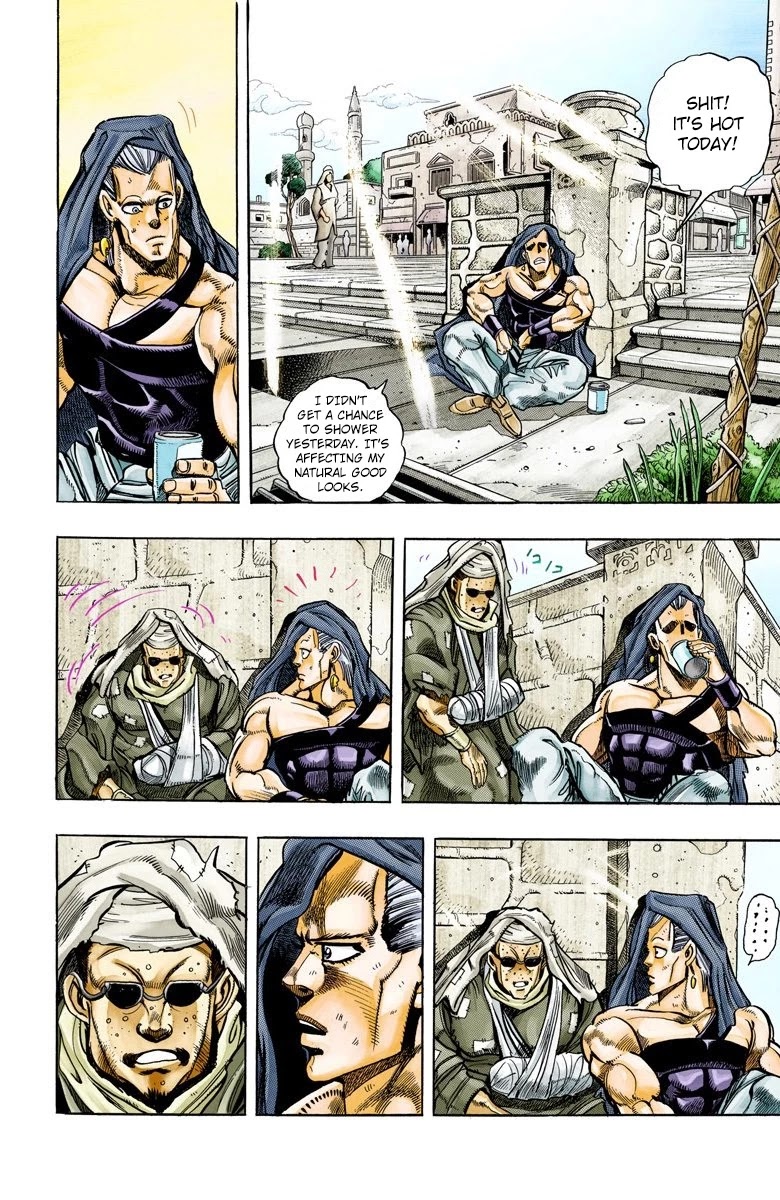 JoJo's Bizarre Adventure Part 3 - Stardust Crusaders (Official Colored) Chapter 109 page 2 - Chapter 109: The Petshop at the Gates of Hell Part 1