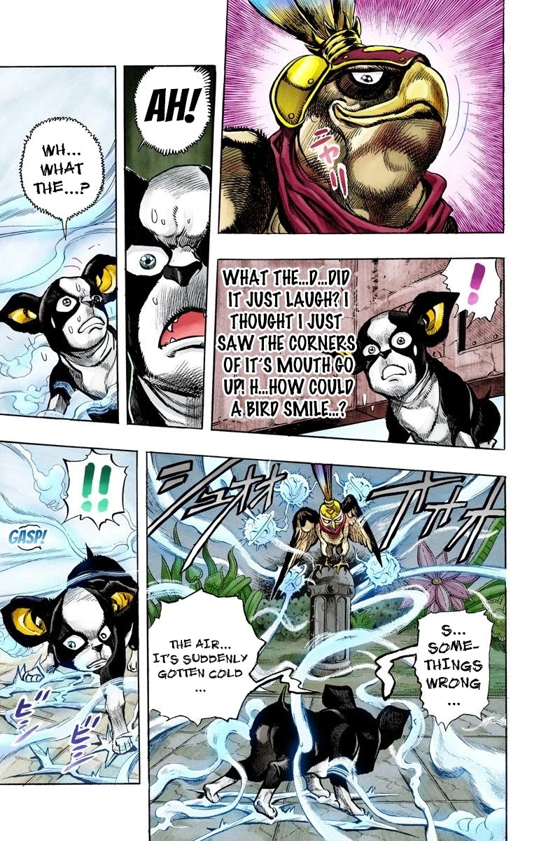 JoJo's Bizarre Adventure Part 3 - Stardust Crusaders (Official Colored) Chapter 111 page 5 - Chapter 111: The Petshop at the Gates of Hell Part 3