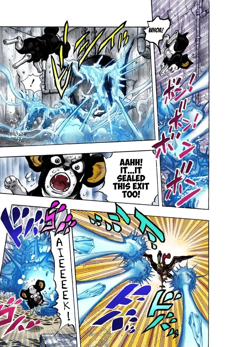 JoJo's Bizarre Adventure Part 3 - Stardust Crusaders (Official Colored) Chapter 112 page 10 - Chapter 112: The Petshop at the Gates of Hell Part 4