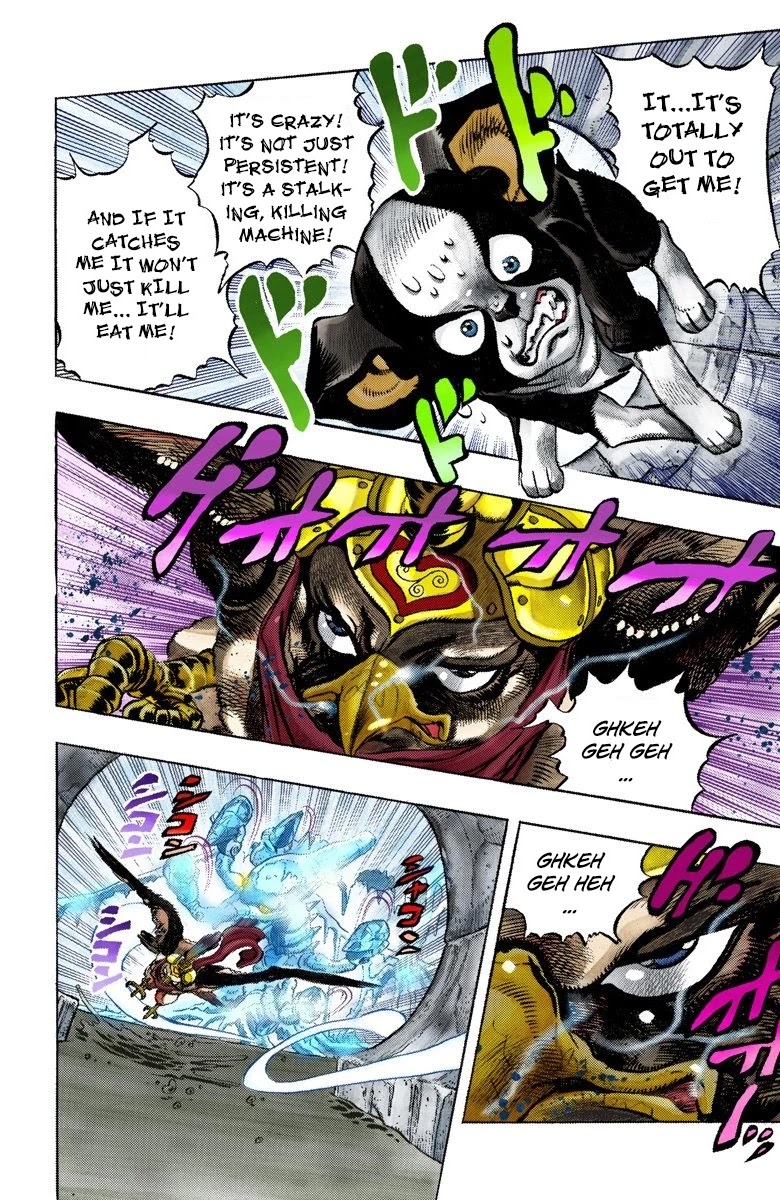 JoJo's Bizarre Adventure Part 3 - Stardust Crusaders (Official Colored) Chapter 112 page 11 - Chapter 112: The Petshop at the Gates of Hell Part 4