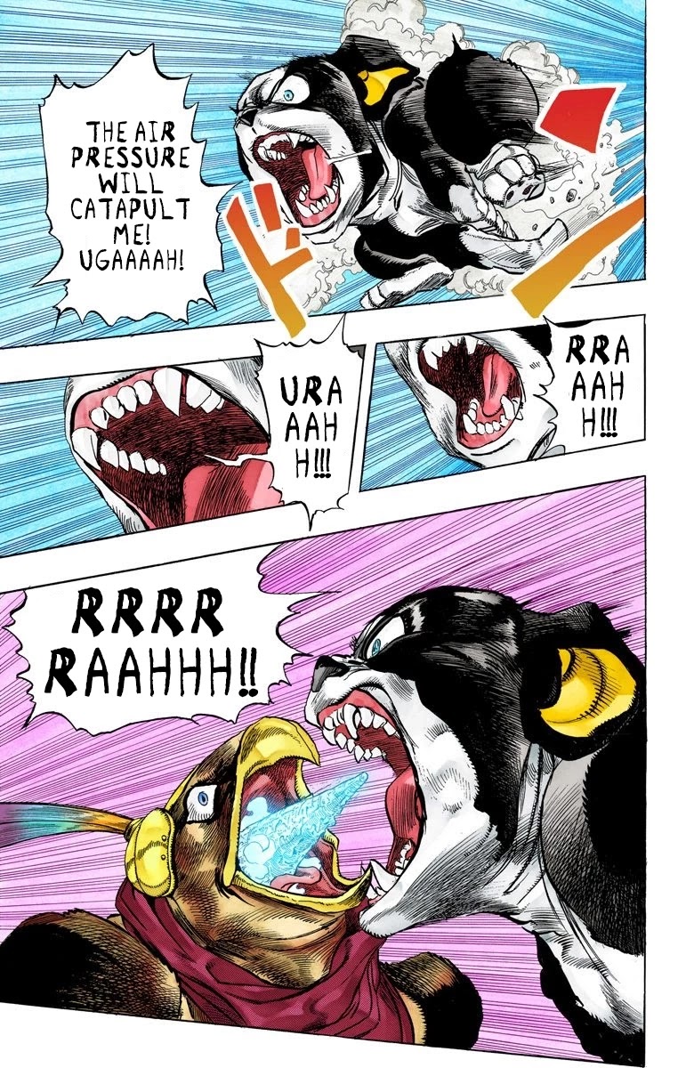 JoJo's Bizarre Adventure Part 3 - Stardust Crusaders (Official Colored) Chapter 113 page 15 - Chapter 113: The Petshop at the Gates of Hell Part 5