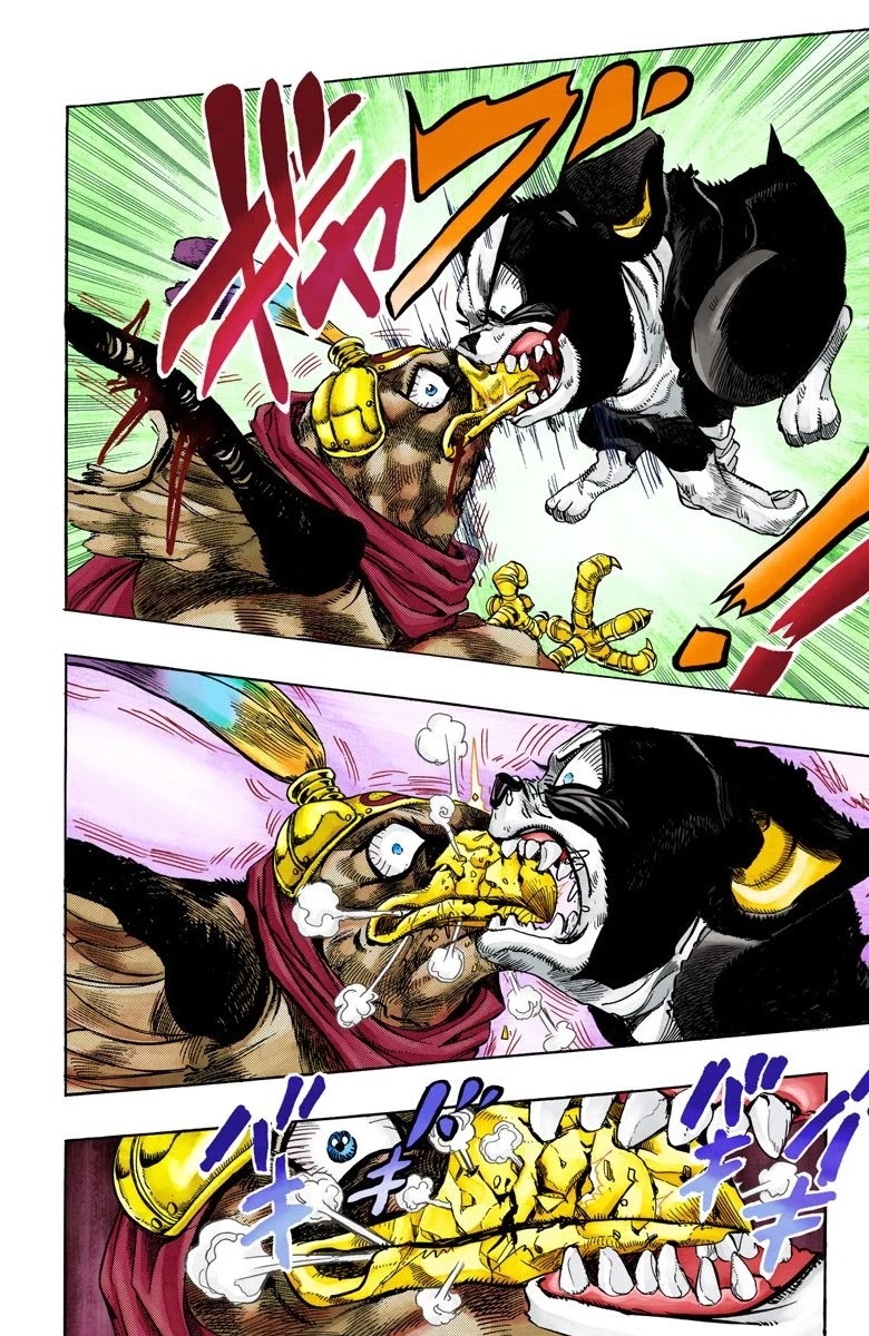 JoJo's Bizarre Adventure Part 3 - Stardust Crusaders (Official Colored) Chapter 113 page 16 - Chapter 113: The Petshop at the Gates of Hell Part 5