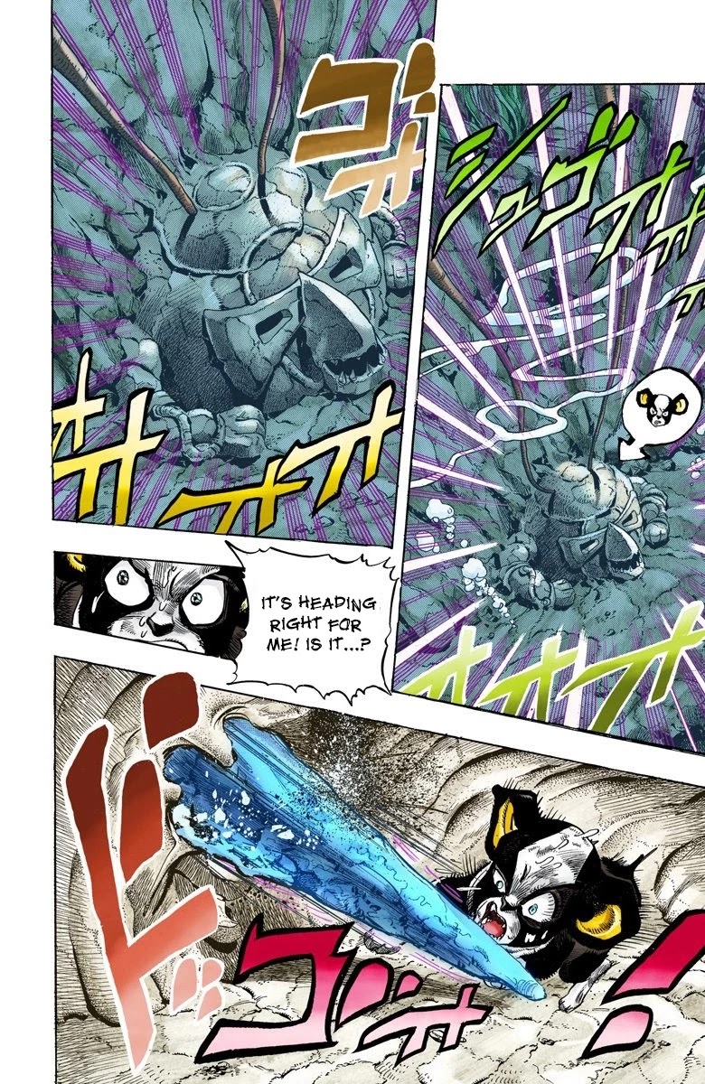 JoJo's Bizarre Adventure Part 3 - Stardust Crusaders (Official Colored) Chapter 113 page 2 - Chapter 113: The Petshop at the Gates of Hell Part 5