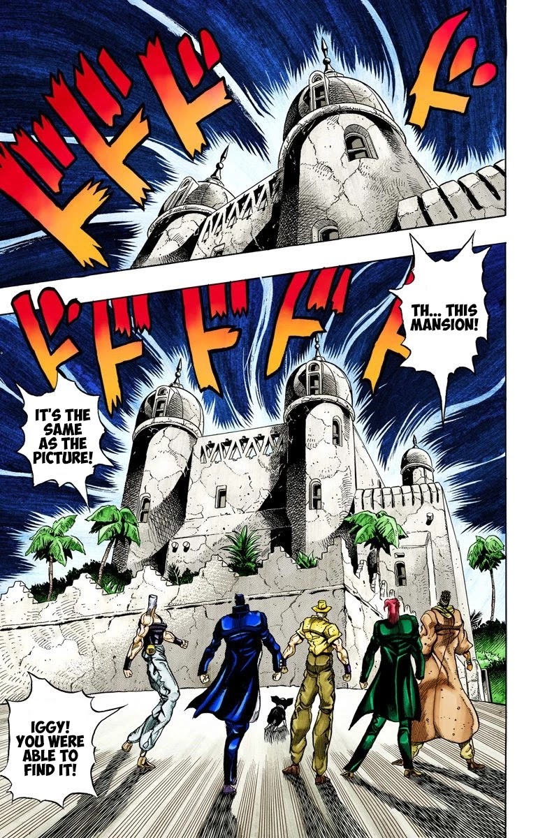 JoJo's Bizarre Adventure Part 3 - Stardust Crusaders (Official Colored) Chapter 114 page 11 - Chapter 114: D'arby the Gamer Part 1