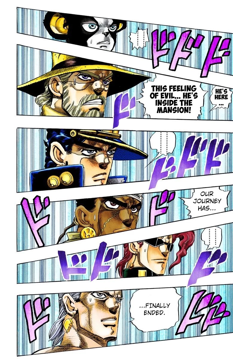 JoJo's Bizarre Adventure Part 3 - Stardust Crusaders (Official Colored) Chapter 114 page 12 - Chapter 114: D'arby the Gamer Part 1