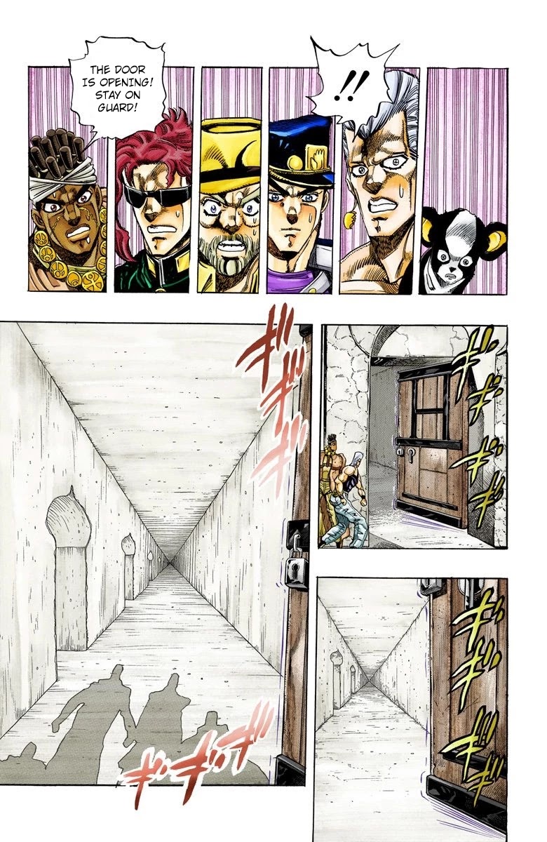 JoJo's Bizarre Adventure Part 3 - Stardust Crusaders (Official Colored) Chapter 114 page 15 - Chapter 114: D'arby the Gamer Part 1