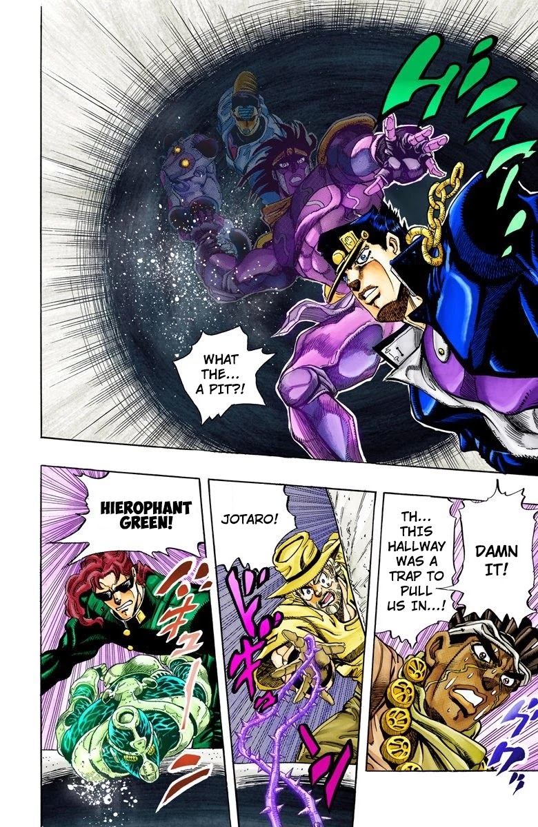 JoJo's Bizarre Adventure Part 3 - Stardust Crusaders (Official Colored) Chapter 115 page 15 - Chapter 115: D'arby the Gamer Part 2