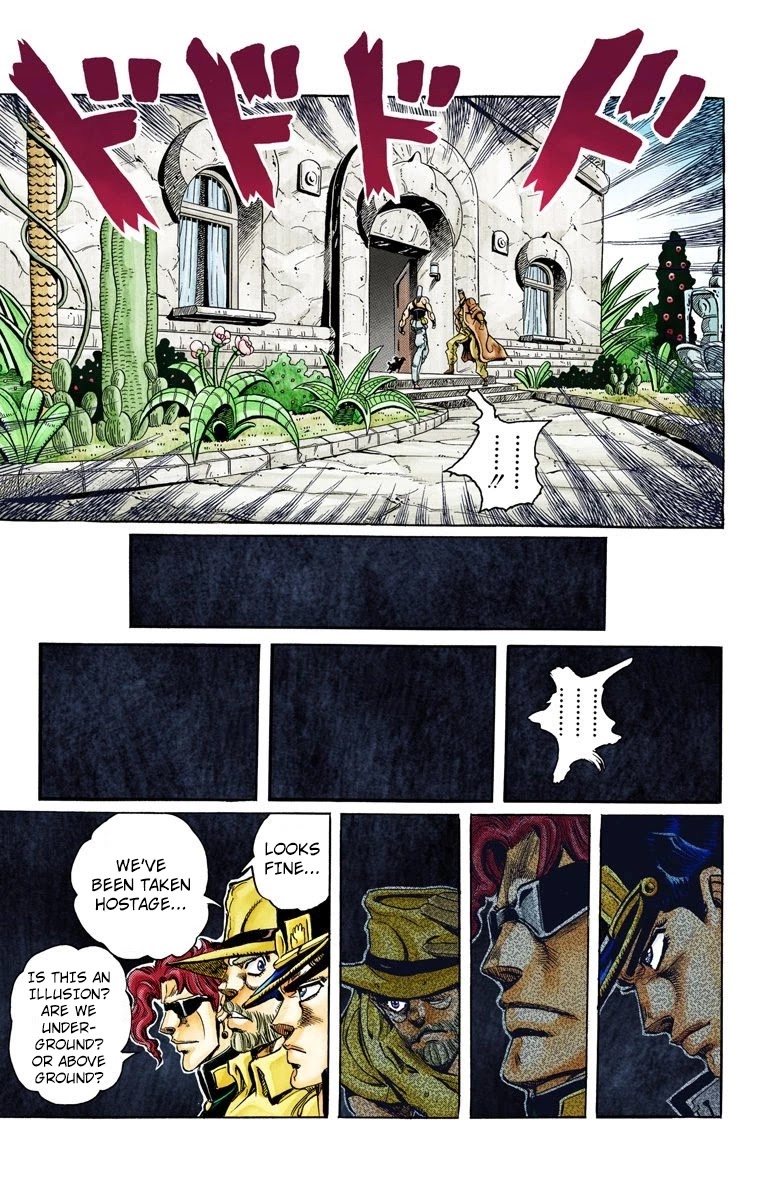 JoJo's Bizarre Adventure Part 3 - Stardust Crusaders (Official Colored) Chapter 115 page 18 - Chapter 115: D'arby the Gamer Part 2