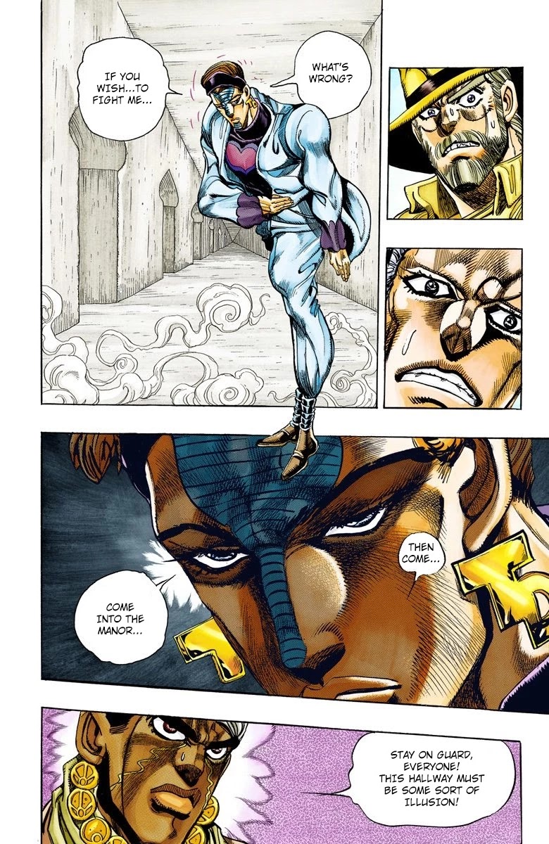 JoJo's Bizarre Adventure Part 3 - Stardust Crusaders (Official Colored) Chapter 115 page 5 - Chapter 115: D'arby the Gamer Part 2