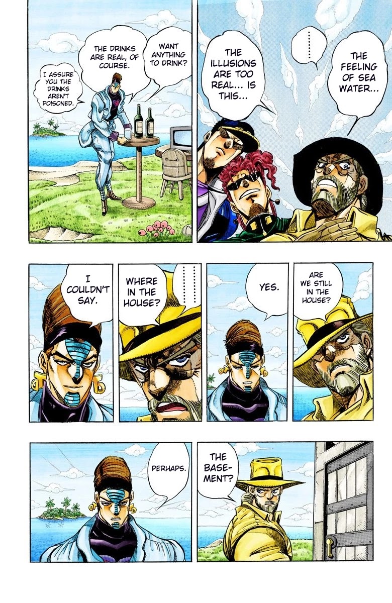JoJo's Bizarre Adventure Part 3 - Stardust Crusaders (Official Colored) Chapter 116 page 5 - Chapter 116: D'arby the Gamer Part 3