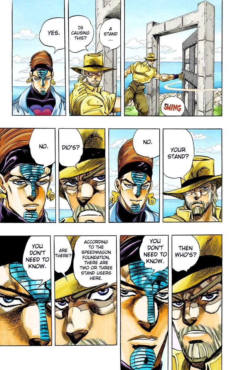 JoJo's Bizarre Adventure Part 3 - Stardust Crusaders (Official Colored) Chapter 116 page 6 - Chapter 116: D'arby the Gamer Part 3