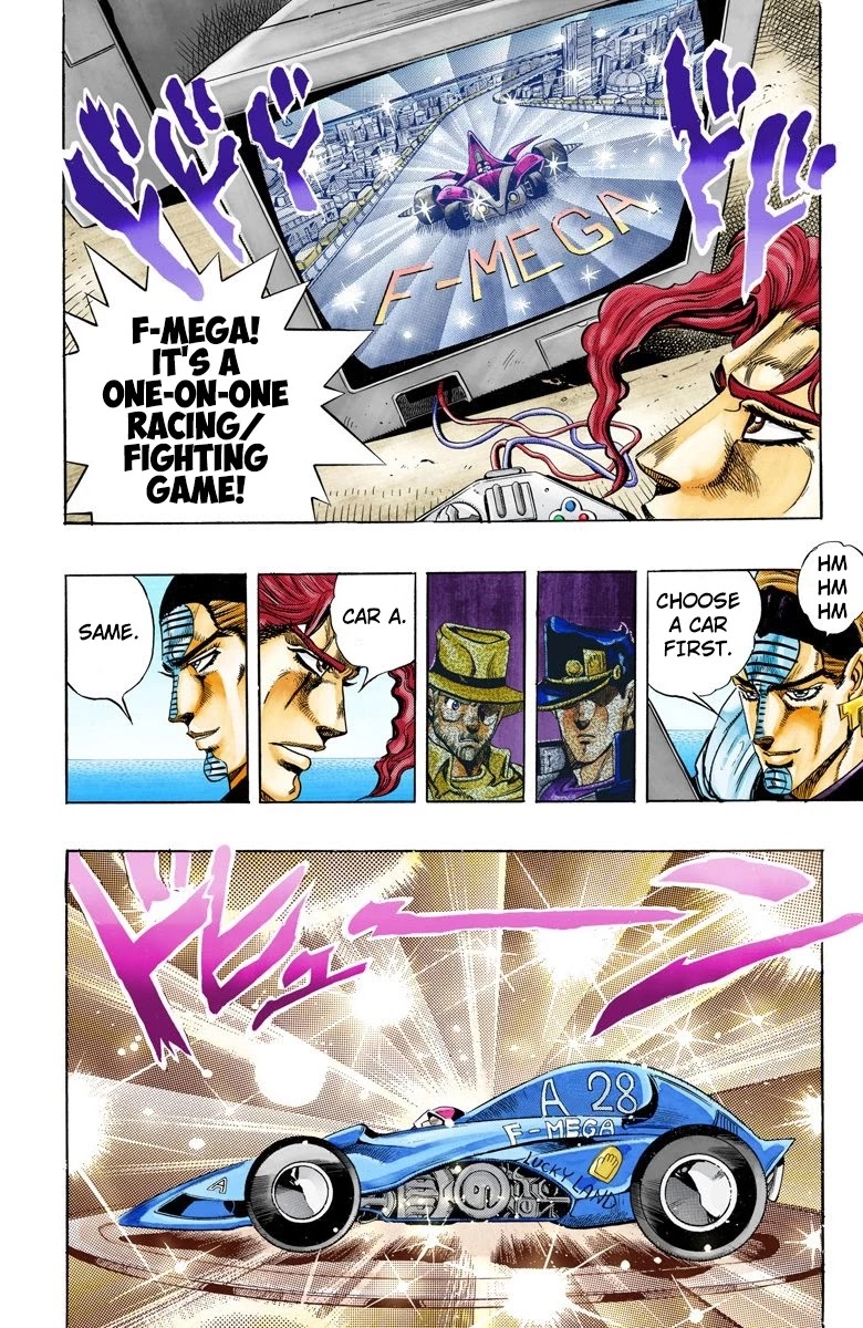 JoJo's Bizarre Adventure Part 3 - Stardust Crusaders (Official Colored) Chapter 117 page 11 - Chapter 117: D'arby the Gamer Part 4