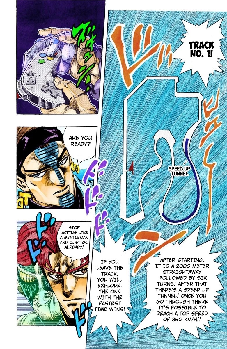 JoJo's Bizarre Adventure Part 3 - Stardust Crusaders (Official Colored) Chapter 117 page 13 - Chapter 117: D'arby the Gamer Part 4