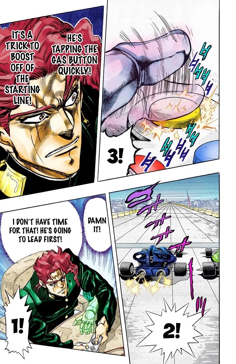 JoJo's Bizarre Adventure Part 3 - Stardust Crusaders (Official Colored) Chapter 117 page 16 - Chapter 117: D'arby the Gamer Part 4