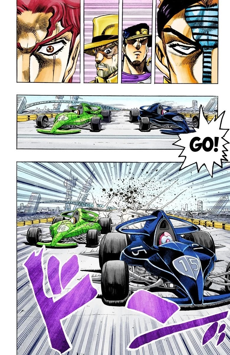 JoJo's Bizarre Adventure Part 3 - Stardust Crusaders (Official Colored) Chapter 117 page 17 - Chapter 117: D'arby the Gamer Part 4