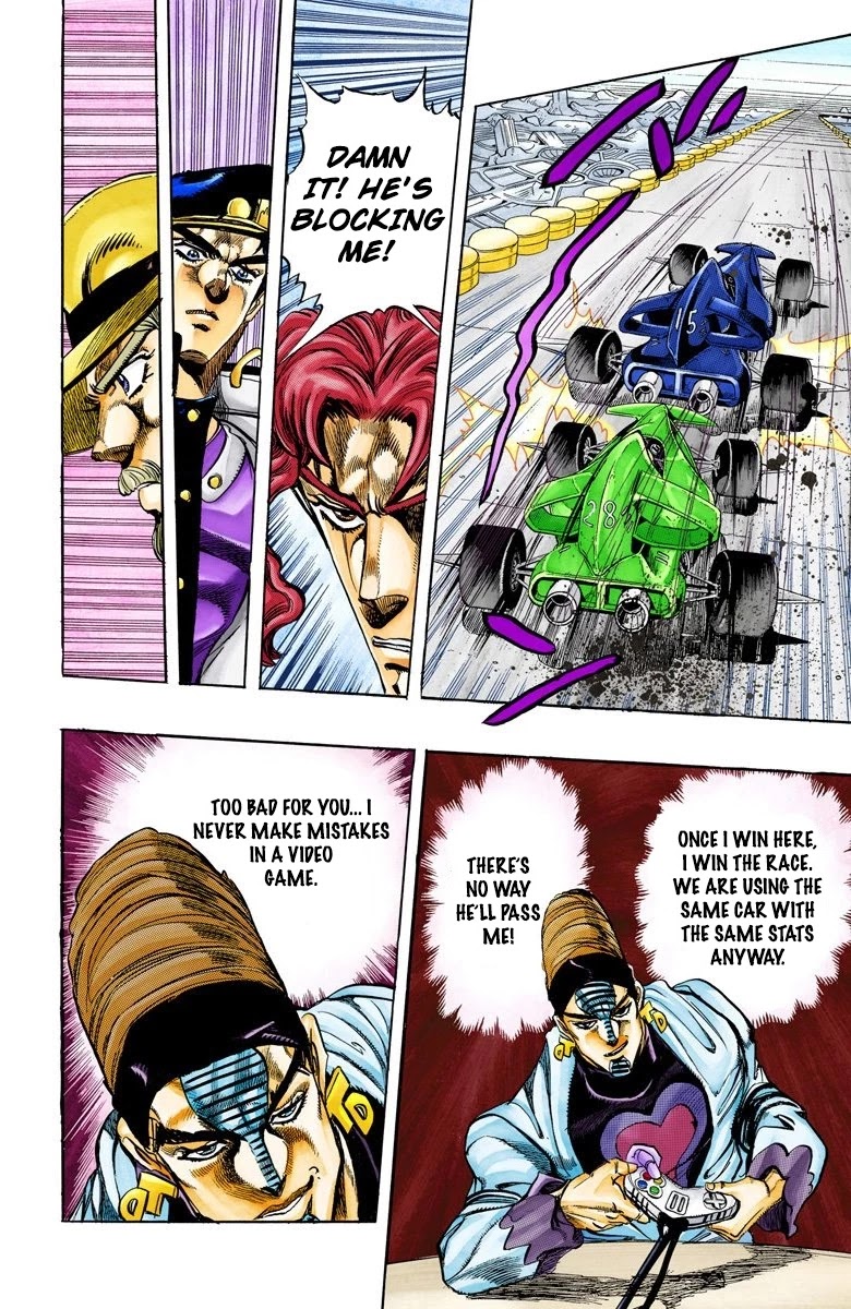 JoJo's Bizarre Adventure Part 3 - Stardust Crusaders (Official Colored) Chapter 117 page 19 - Chapter 117: D'arby the Gamer Part 4