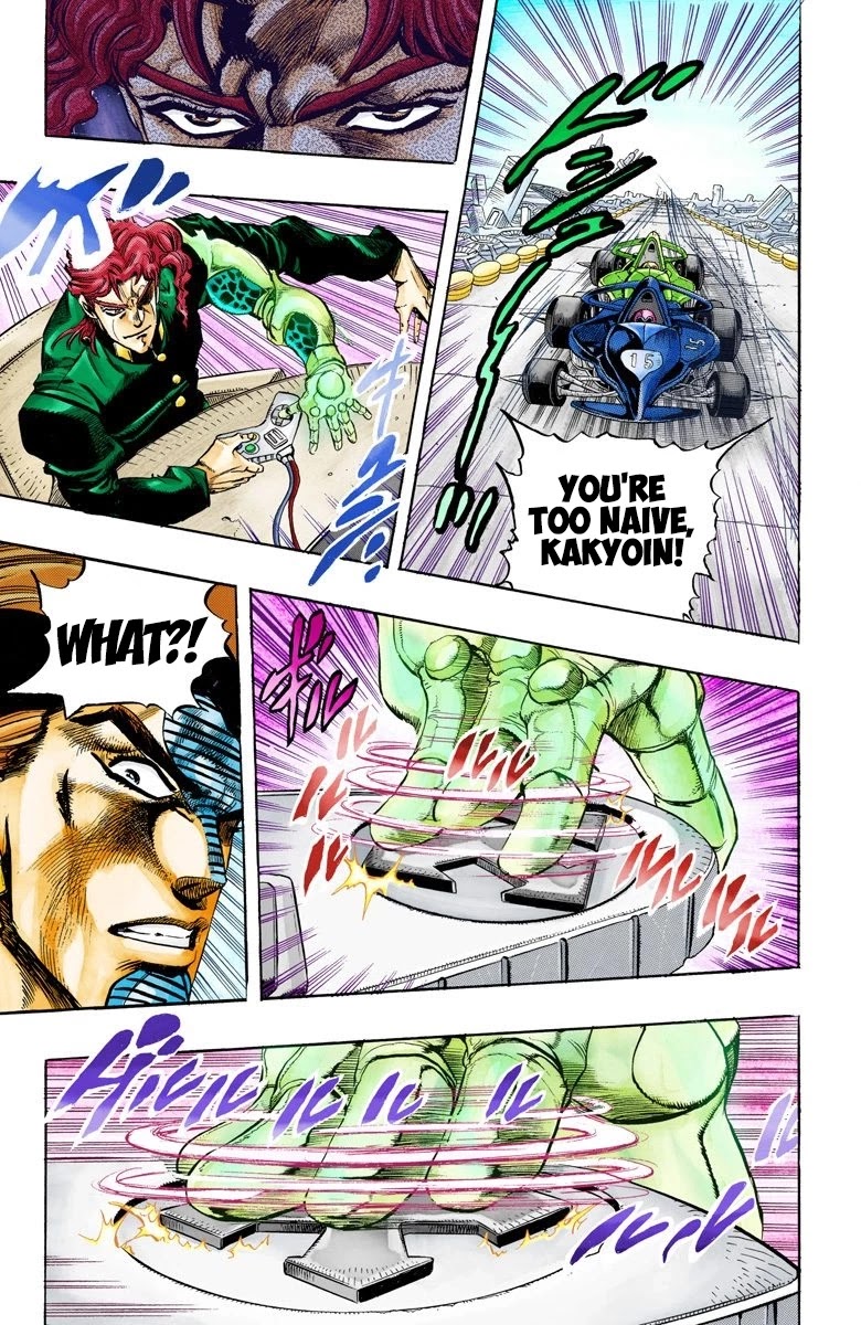 JoJo's Bizarre Adventure Part 3 - Stardust Crusaders (Official Colored) Chapter 117 page 20 - Chapter 117: D'arby the Gamer Part 4