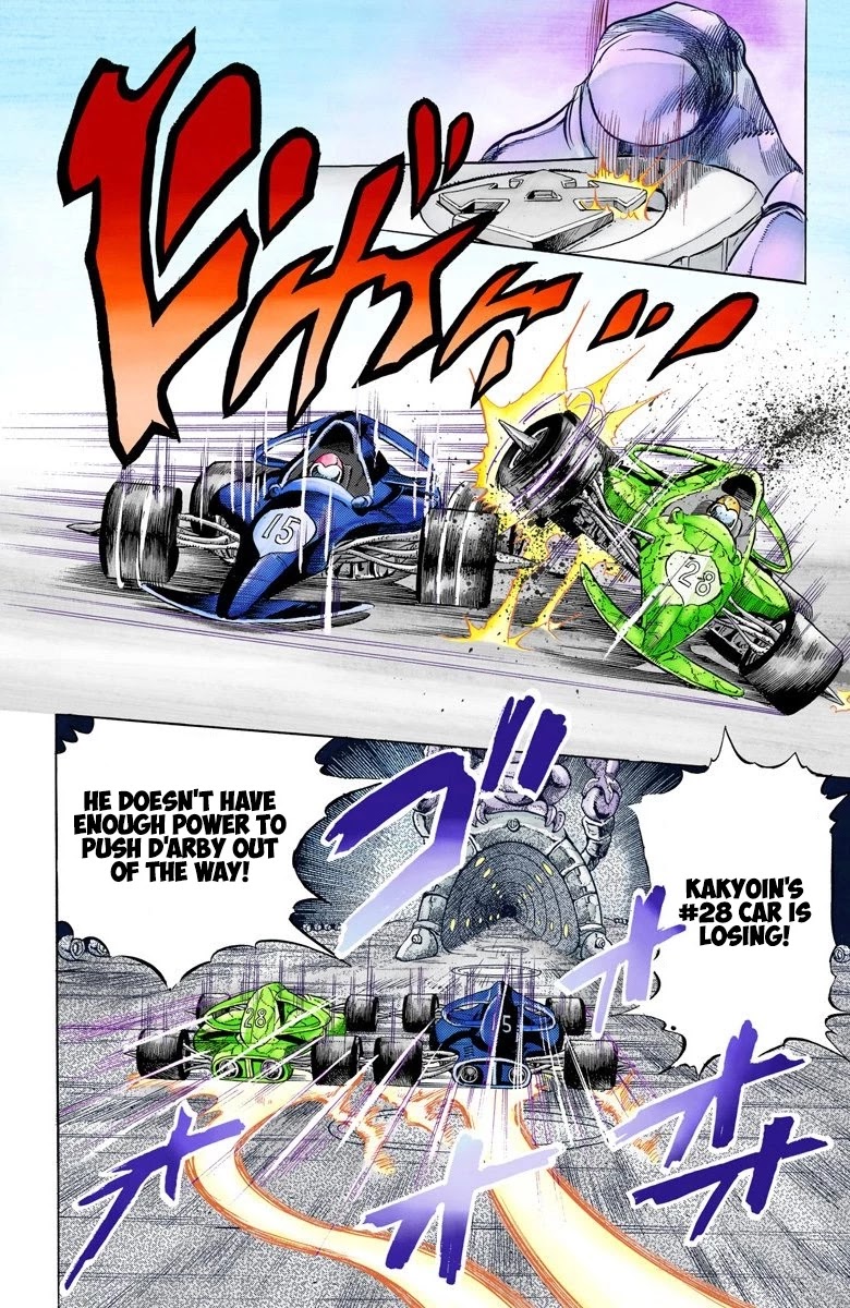 JoJo's Bizarre Adventure Part 3 - Stardust Crusaders (Official Colored) Chapter 118 page 16 - Chapter 118: D'arby the Gamer Part 5