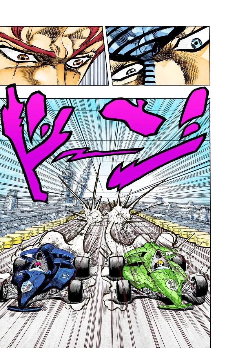 JoJo's Bizarre Adventure Part 3 - Stardust Crusaders (Official Colored) Chapter 118 page 3 - Chapter 118: D'arby the Gamer Part 5
