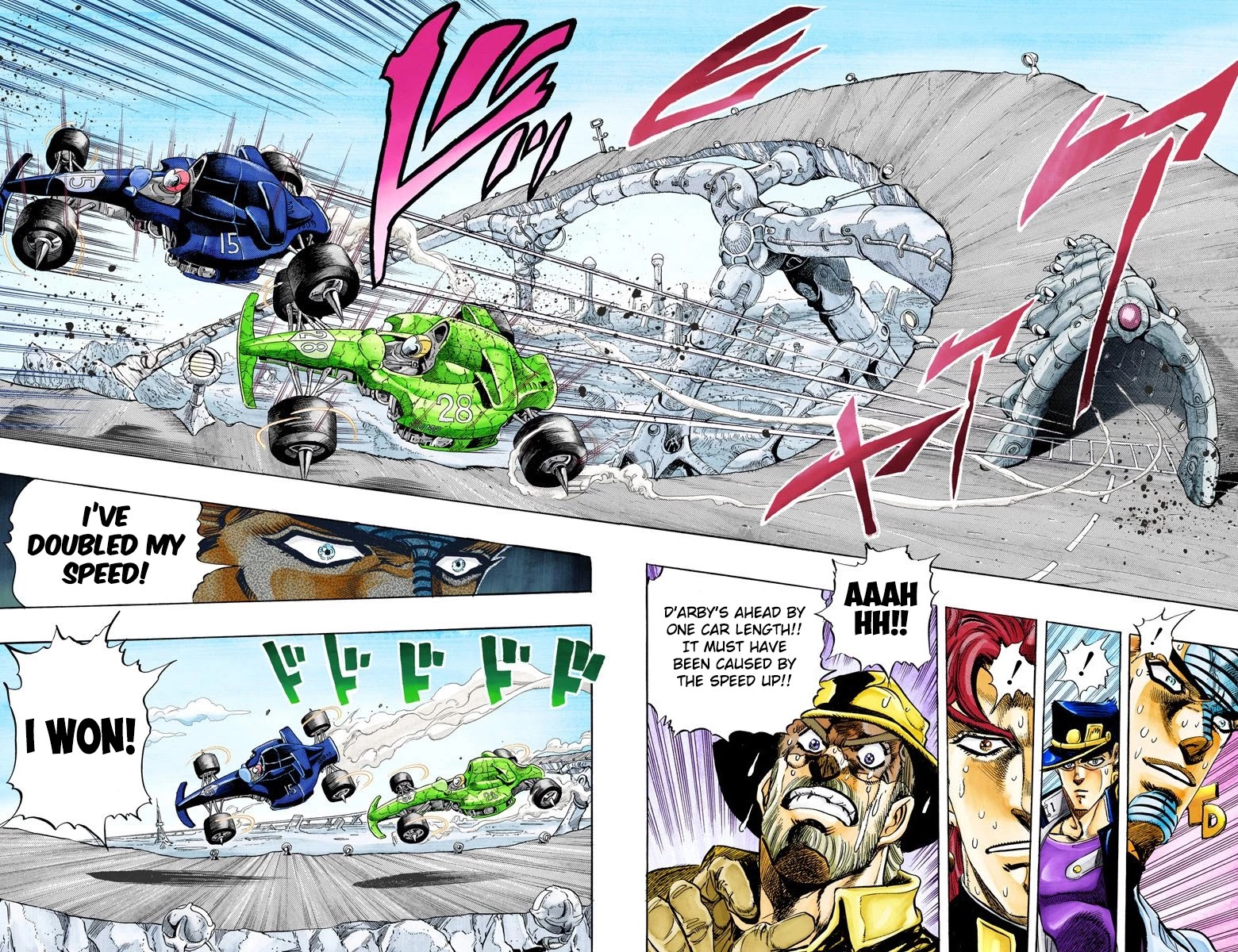 JoJo's Bizarre Adventure Part 3 - Stardust Crusaders (Official Colored) Chapter 119 page 11 - Chapter 119: D'arby the Gamer Part 6
