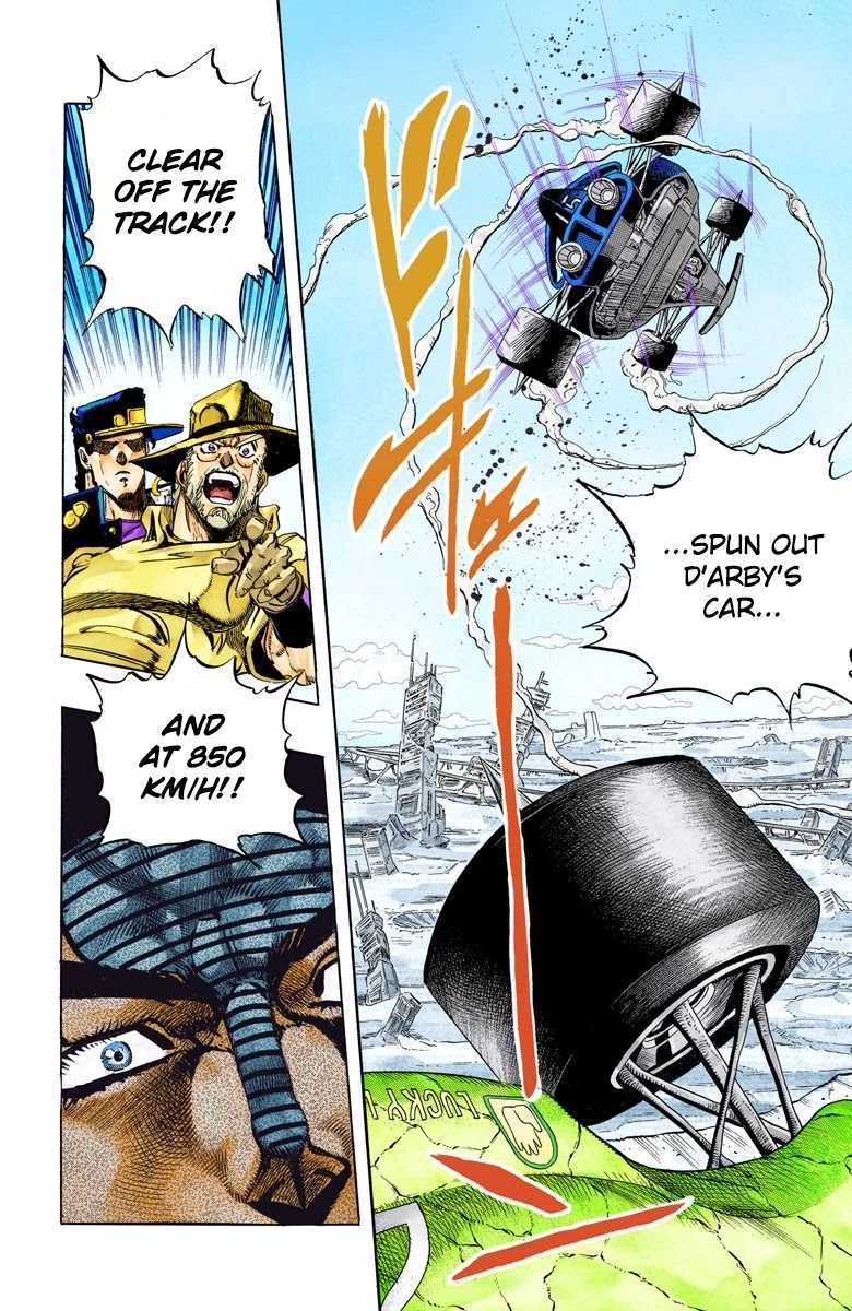 JoJo's Bizarre Adventure Part 3 - Stardust Crusaders (Official Colored) Chapter 119 page 14 - Chapter 119: D'arby the Gamer Part 6