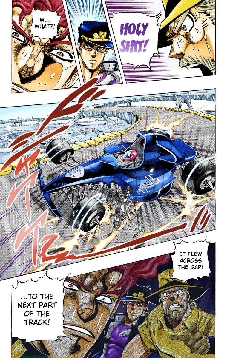 JoJo's Bizarre Adventure Part 3 - Stardust Crusaders (Official Colored) Chapter 119 page 17 - Chapter 119: D'arby the Gamer Part 6