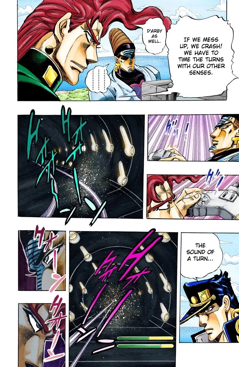 JoJo's Bizarre Adventure Part 3 - Stardust Crusaders (Official Colored) Chapter 119 page 7 - Chapter 119: D'arby the Gamer Part 6
