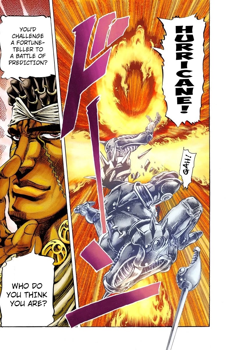 JoJo's Bizarre Adventure Part 3 - Stardust Crusaders (Official Colored) Chapter 12 page 17 - Chapter 12: Silver Chariot Part 2