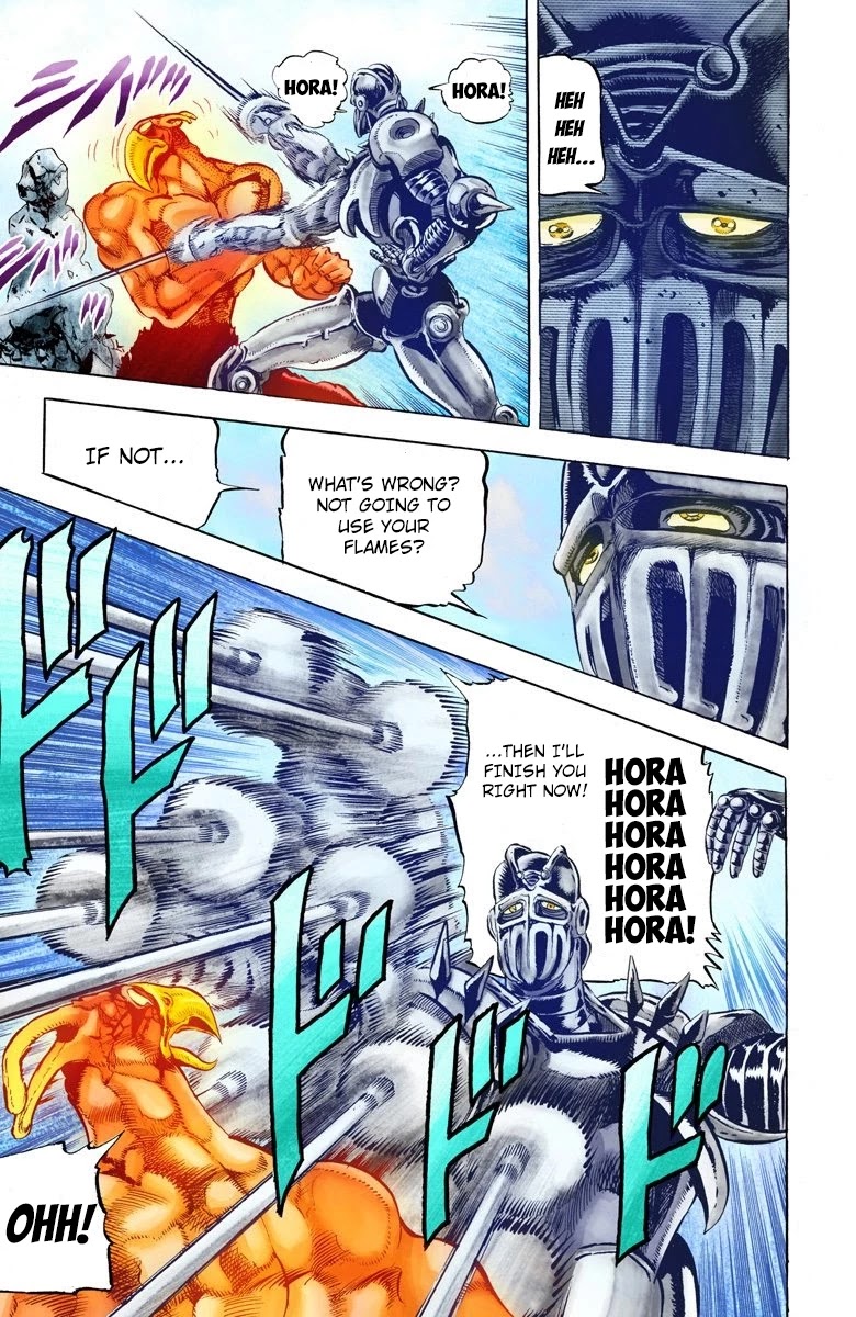 JoJo's Bizarre Adventure Part 3 - Stardust Crusaders (Official Colored) Chapter 12 page 8 - Chapter 12: Silver Chariot Part 2