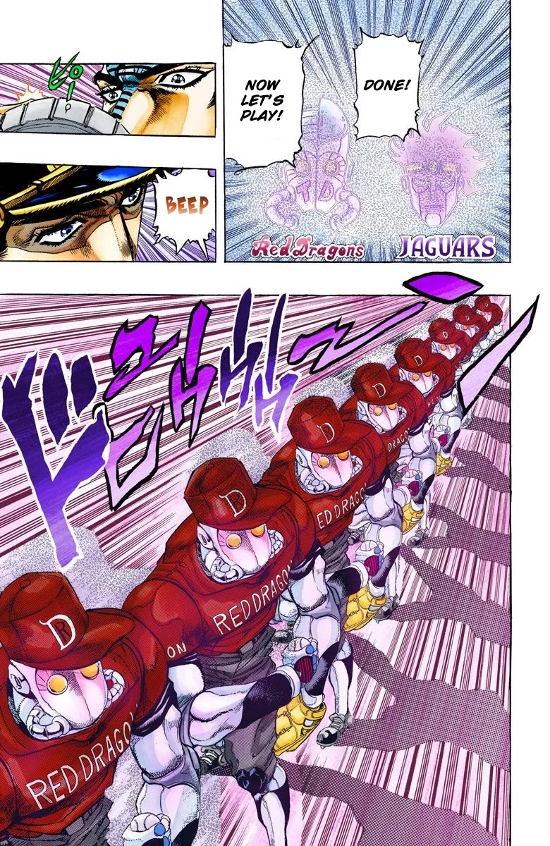 JoJo's Bizarre Adventure Part 3 - Stardust Crusaders (Official Colored) Chapter 120 page 14 - Chapter 120: D'arby the Gamer Part 7