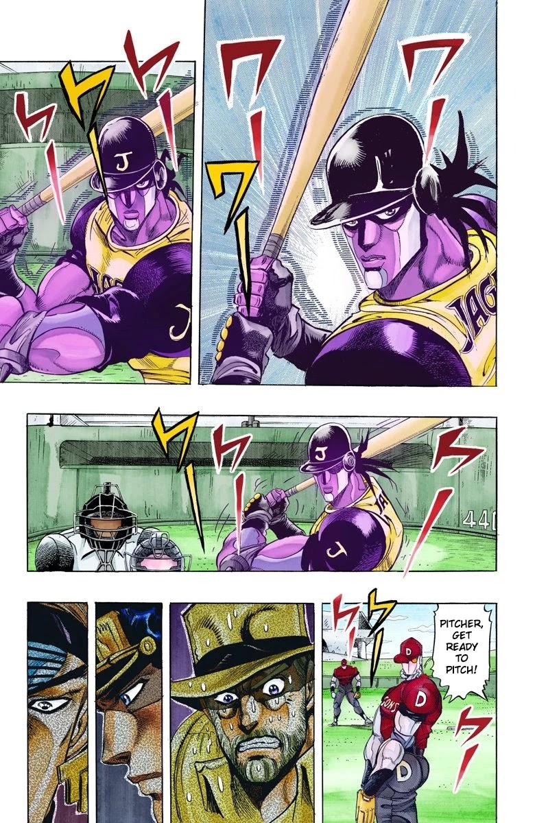 JoJo's Bizarre Adventure Part 3 - Stardust Crusaders (Official Colored) Chapter 120 page 16 - Chapter 120: D'arby the Gamer Part 7
