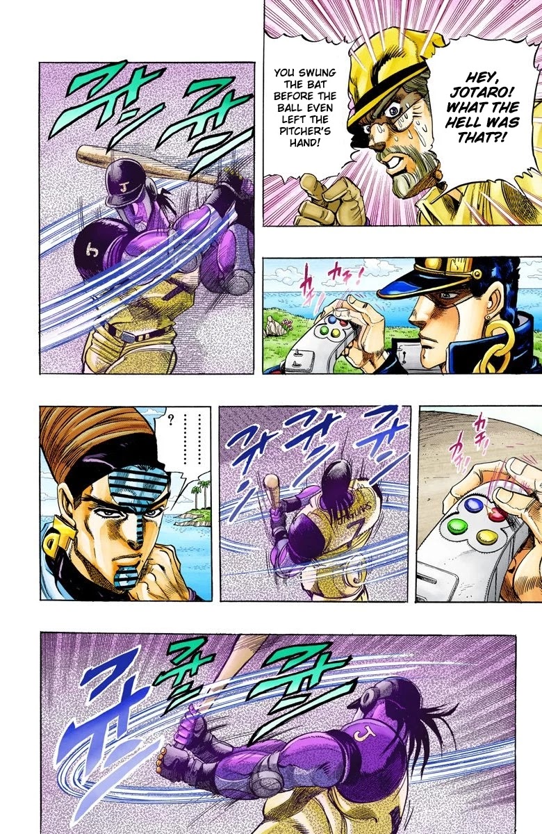 JoJo's Bizarre Adventure Part 3 - Stardust Crusaders (Official Colored) Chapter 120 page 19 - Chapter 120: D'arby the Gamer Part 7