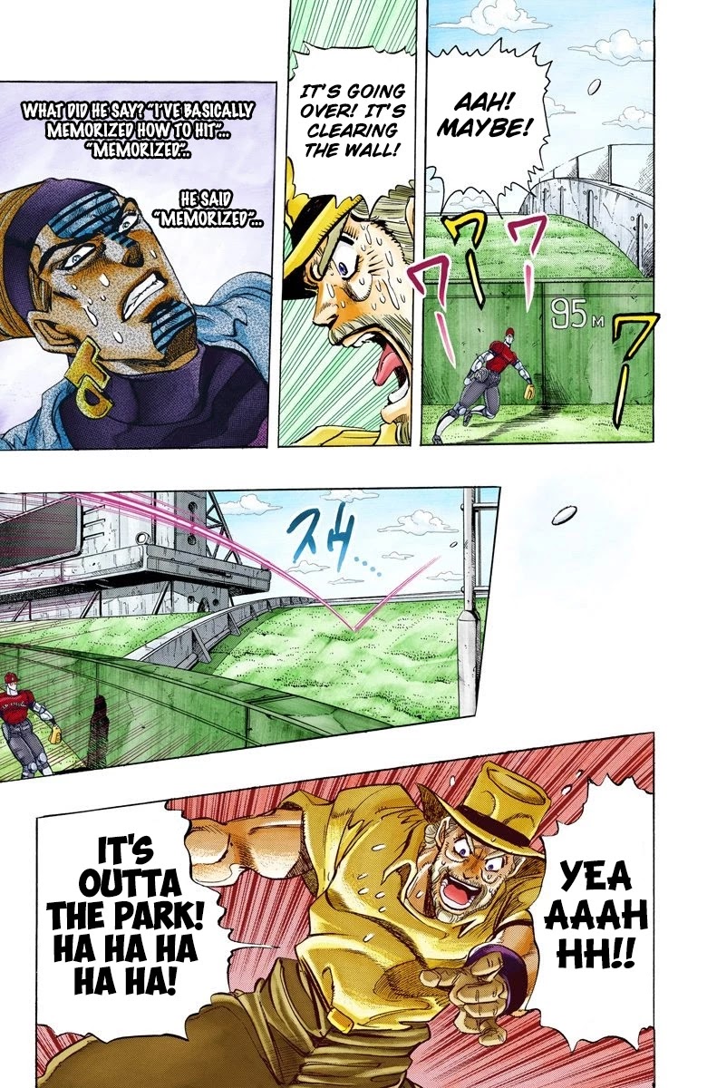 JoJo's Bizarre Adventure Part 3 - Stardust Crusaders (Official Colored) Chapter 121 page 16 - Chapter 121: D'arby the Gamer Part 8