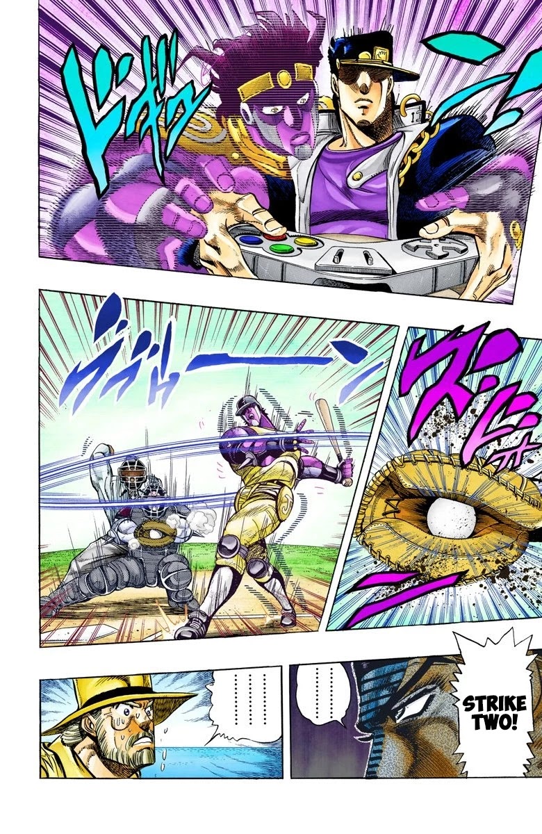 JoJo's Bizarre Adventure Part 3 - Stardust Crusaders (Official Colored) Chapter 121 page 3 - Chapter 121: D'arby the Gamer Part 8