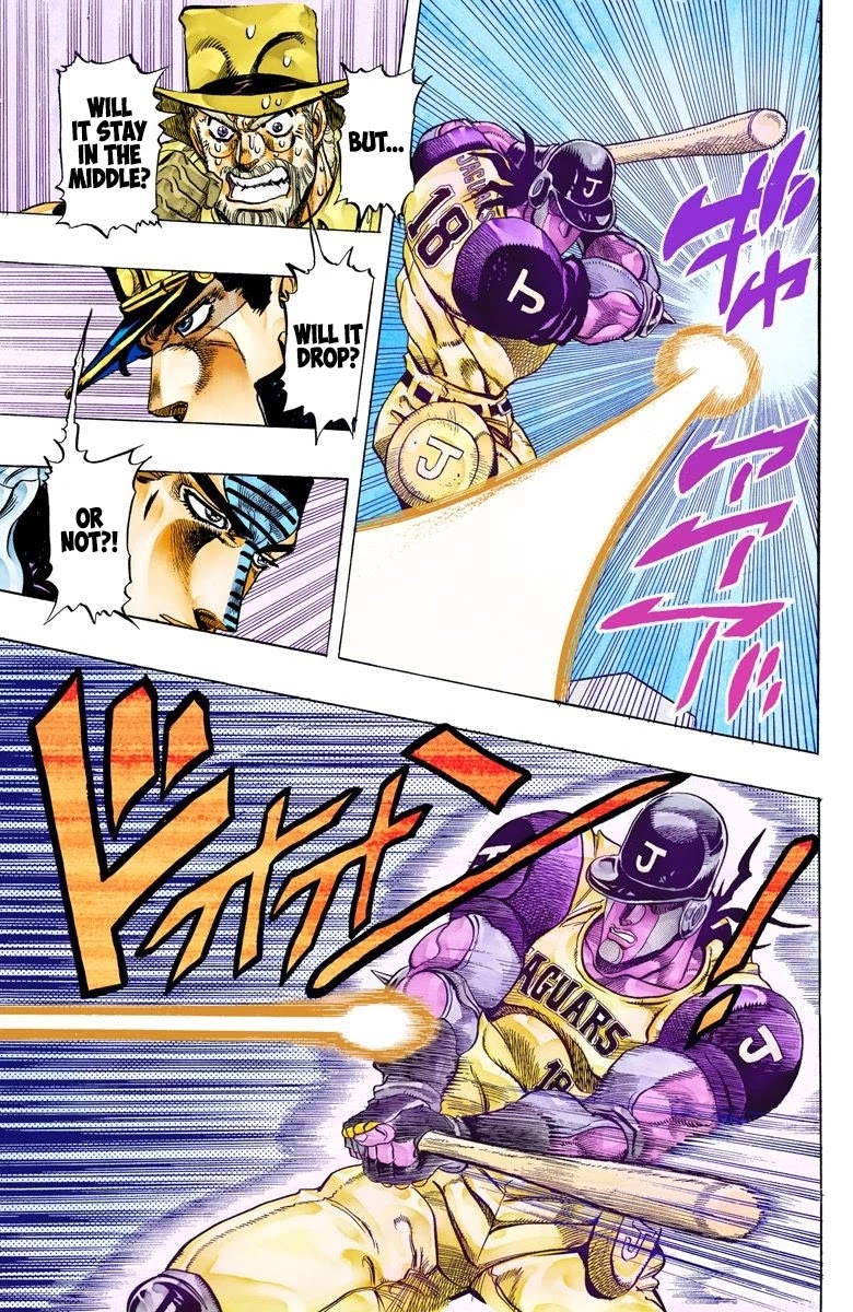 JoJo's Bizarre Adventure Part 3 - Stardust Crusaders (Official Colored) Chapter 122 page 12 - Chapter 122: D'arby the Gamer Part 9