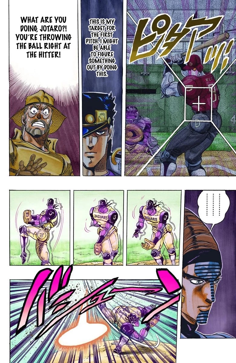 JoJo's Bizarre Adventure Part 3 - Stardust Crusaders (Official Colored) Chapter 122 page 19 - Chapter 122: D'arby the Gamer Part 9