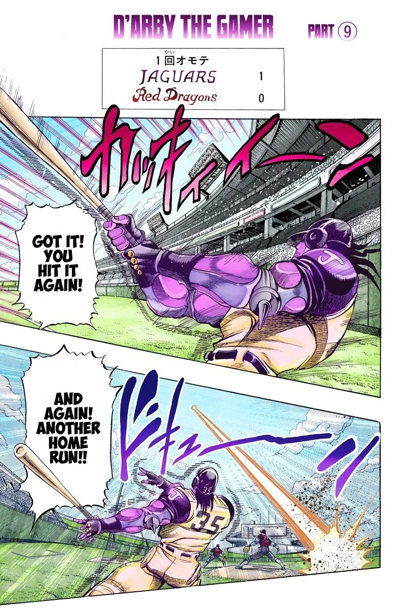 JoJo's Bizarre Adventure Part 3 - Stardust Crusaders (Official Colored) Chapter 122 page 2 - Chapter 122: D'arby the Gamer Part 9
