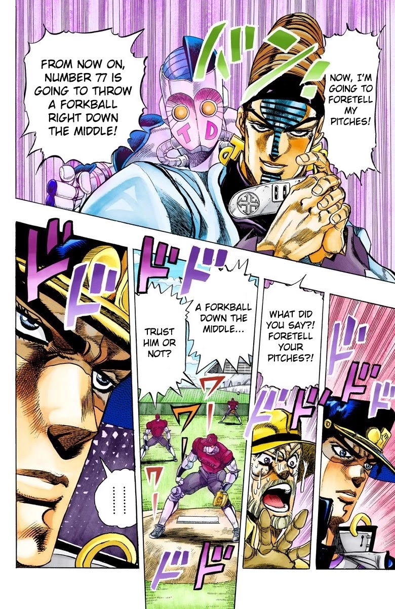 JoJo's Bizarre Adventure Part 3 - Stardust Crusaders (Official Colored) Chapter 122 page 9 - Chapter 122: D'arby the Gamer Part 9