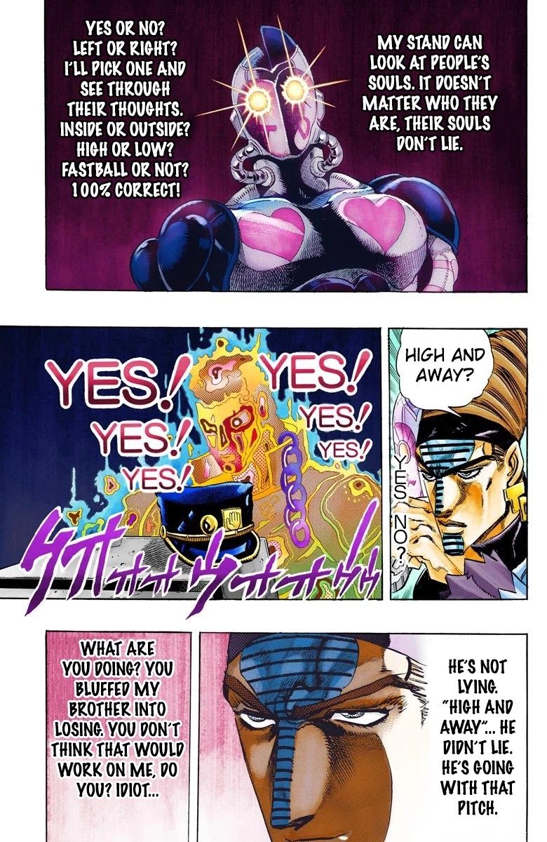 JoJo's Bizarre Adventure Part 3 - Stardust Crusaders (Official Colored) Chapter 123 page 11 - Chapter 123: D'arby the Gamer Part 10