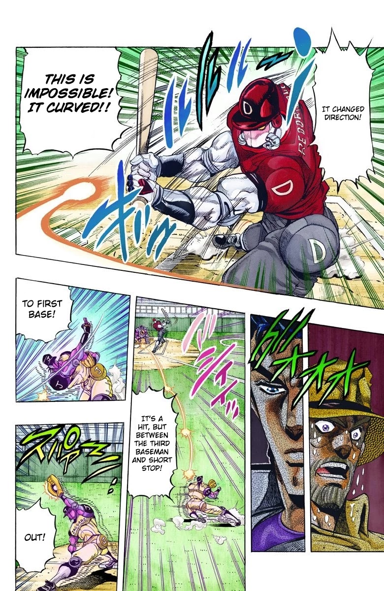 JoJo's Bizarre Adventure Part 3 - Stardust Crusaders (Official Colored) Chapter 123 page 14 - Chapter 123: D'arby the Gamer Part 10