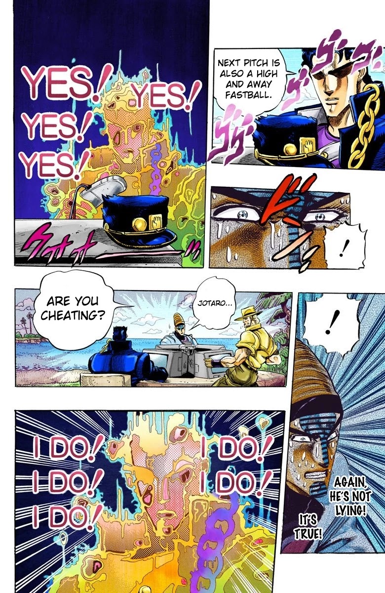 JoJo's Bizarre Adventure Part 3 - Stardust Crusaders (Official Colored) Chapter 123 page 16 - Chapter 123: D'arby the Gamer Part 10