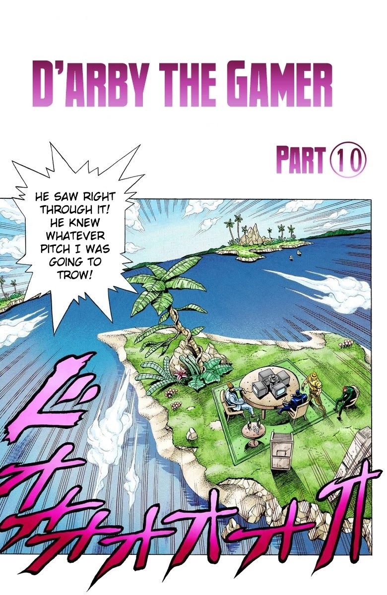 JoJo's Bizarre Adventure Part 3 - Stardust Crusaders (Official Colored) Chapter 123 page 2 - Chapter 123: D'arby the Gamer Part 10