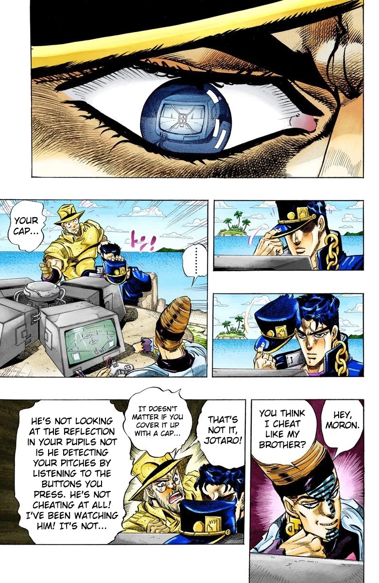 JoJo's Bizarre Adventure Part 3 - Stardust Crusaders (Official Colored) Chapter 123 page 7 - Chapter 123: D'arby the Gamer Part 10