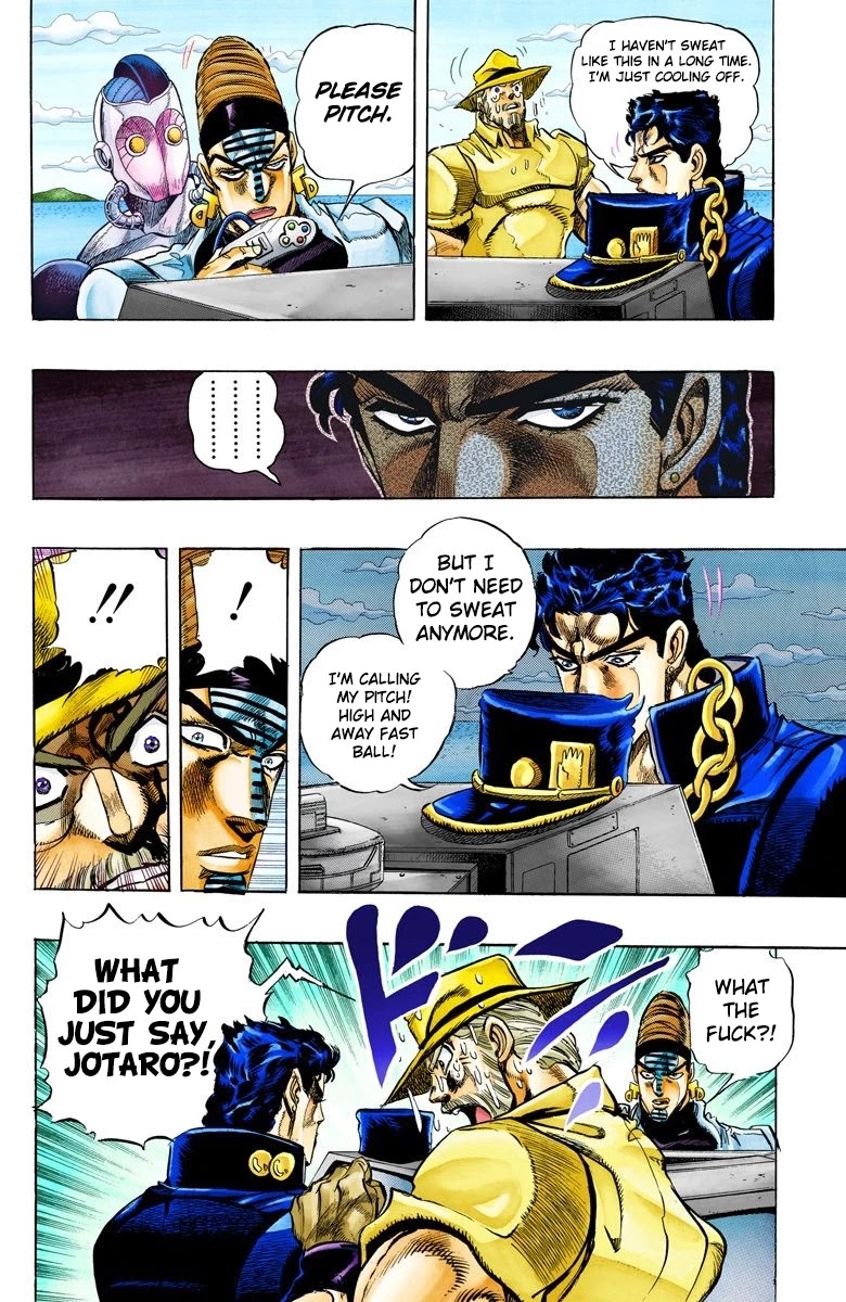 JoJo's Bizarre Adventure Part 3 - Stardust Crusaders (Official Colored) Chapter 123 page 8 - Chapter 123: D'arby the Gamer Part 10
