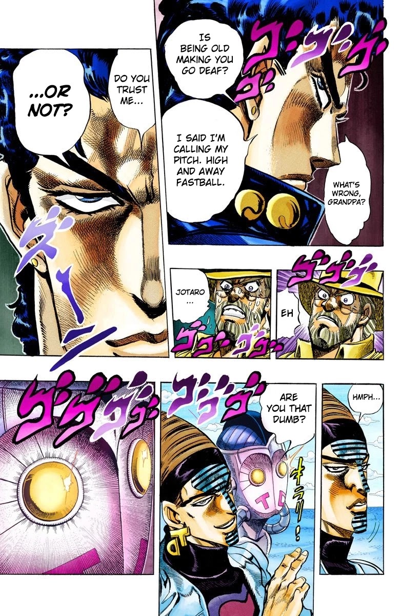 JoJo's Bizarre Adventure Part 3 - Stardust Crusaders (Official Colored) Chapter 123 page 9 - Chapter 123: D'arby the Gamer Part 10