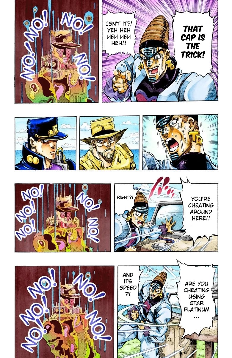 JoJo's Bizarre Adventure Part 3 - Stardust Crusaders (Official Colored) Chapter 124 page 10 - Chapter 124: D'arby the Gamer Part 11