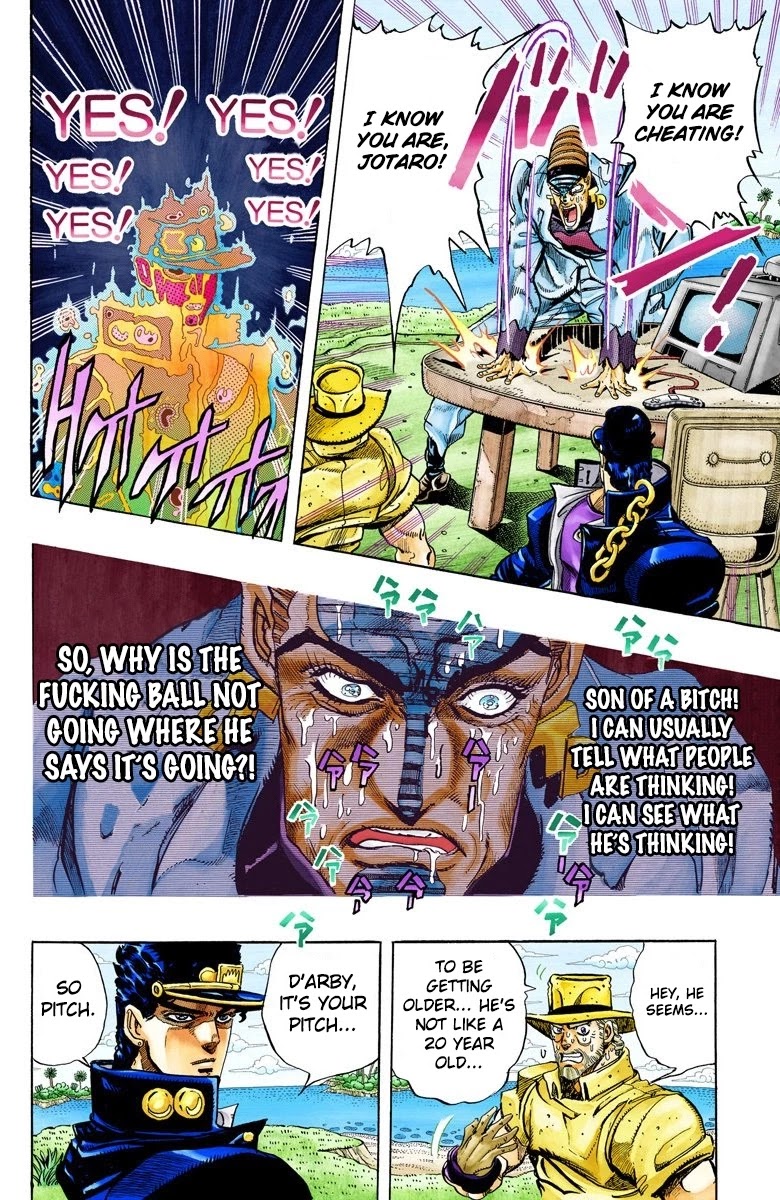 JoJo's Bizarre Adventure Part 3 - Stardust Crusaders (Official Colored) Chapter 124 page 11 - Chapter 124: D'arby the Gamer Part 11